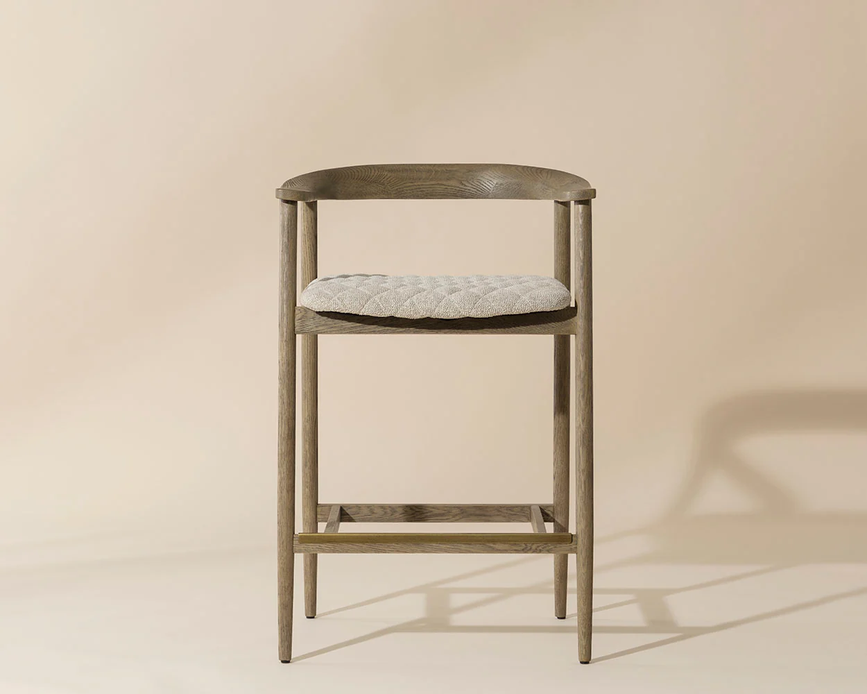 Jeremy Counter Stool - Weathered Oak - Image 4