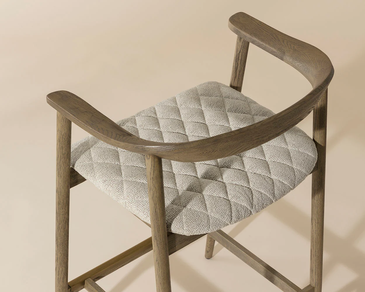 Jeremy Counter Stool - Weathered Oak - Image 7