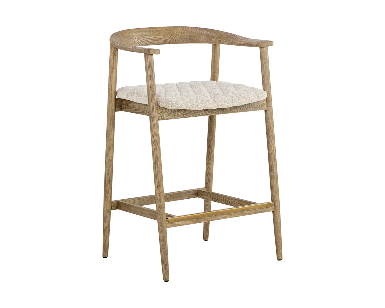 Jeremy Counter Stool - Weathered Oak - Image 8