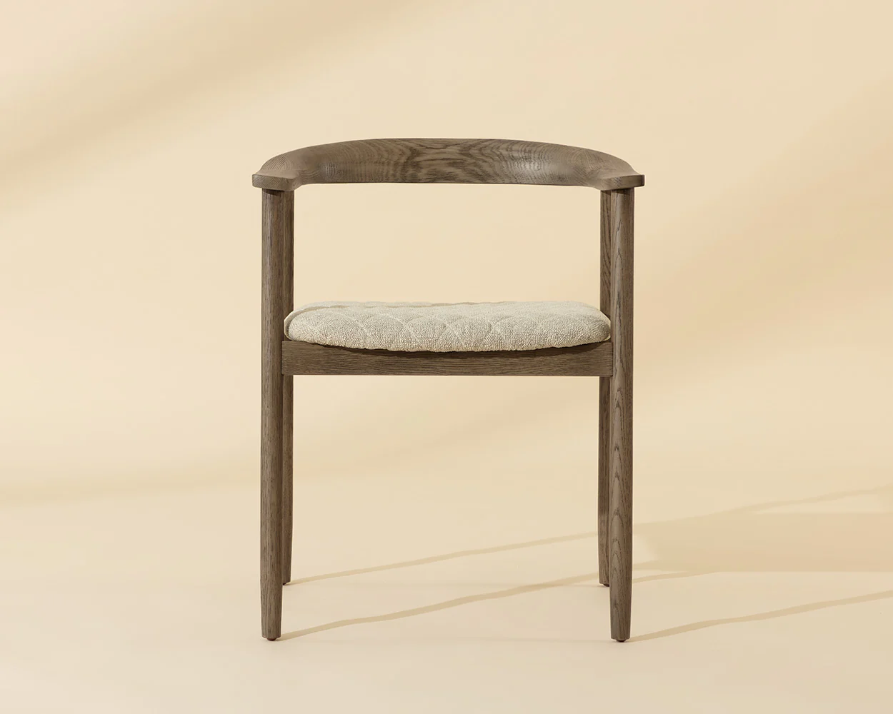 Jeremy Dining Armchair - Weathered Oak - Image 4