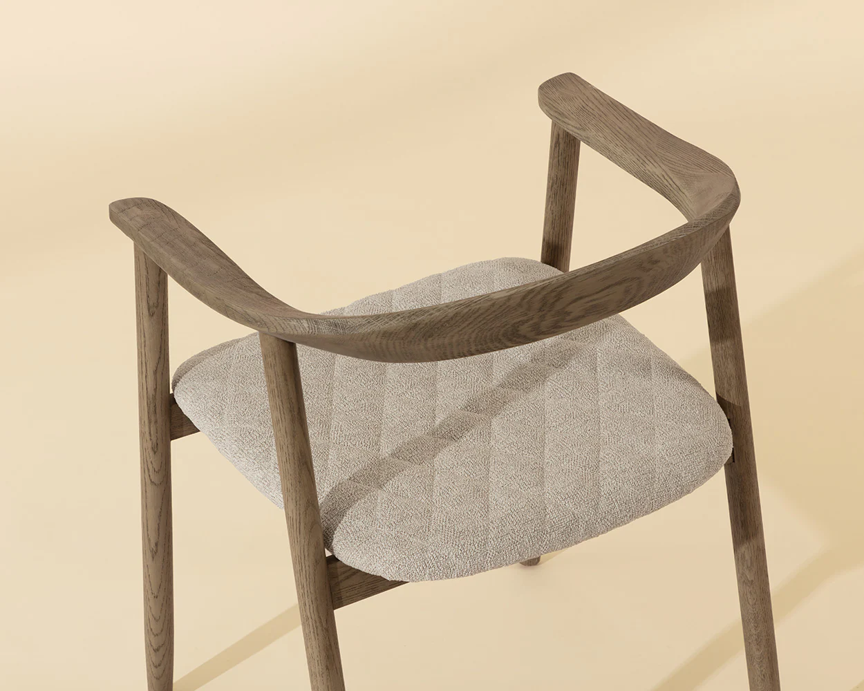 Jeremy Dining Armchair - Weathered Oak - Image 5