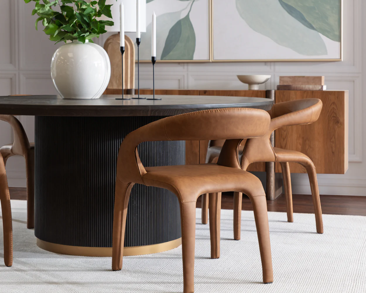 Kalla Dining Table - 68" - Round - Image 12