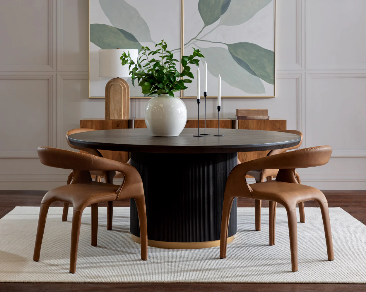 Kalla Dining Table - 68" - Round - Image 13