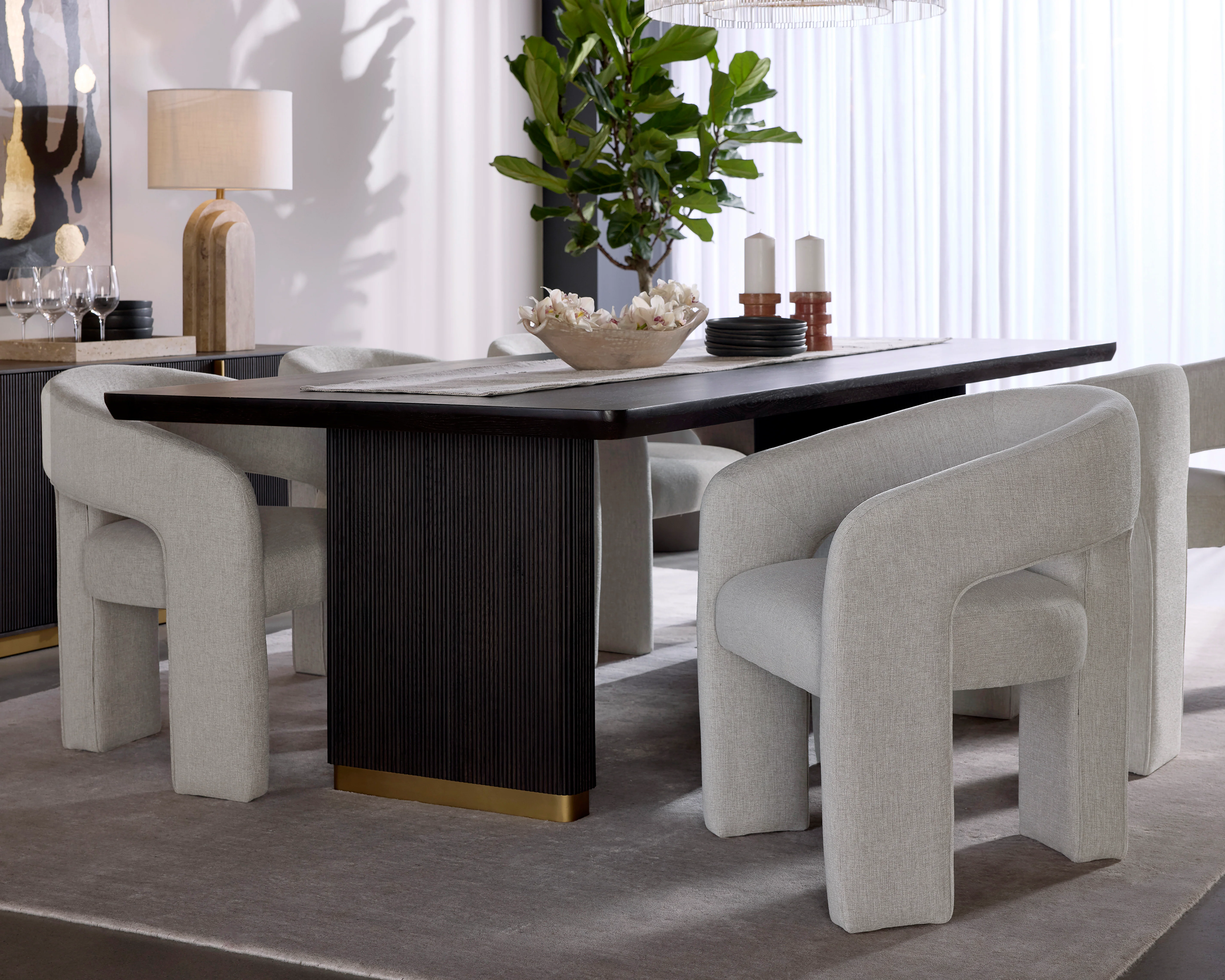 Kalla Dining Table - 96" - Rectangular - Image 9