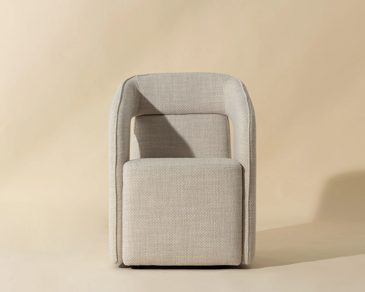 Kendrick Wheeled Dining Armchair - Image 3