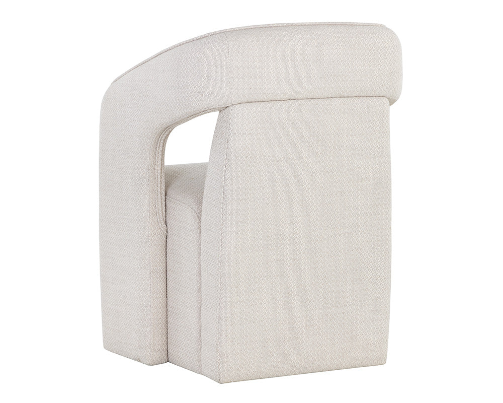 Kendrick Wheeled Dining Armchair - Image 8