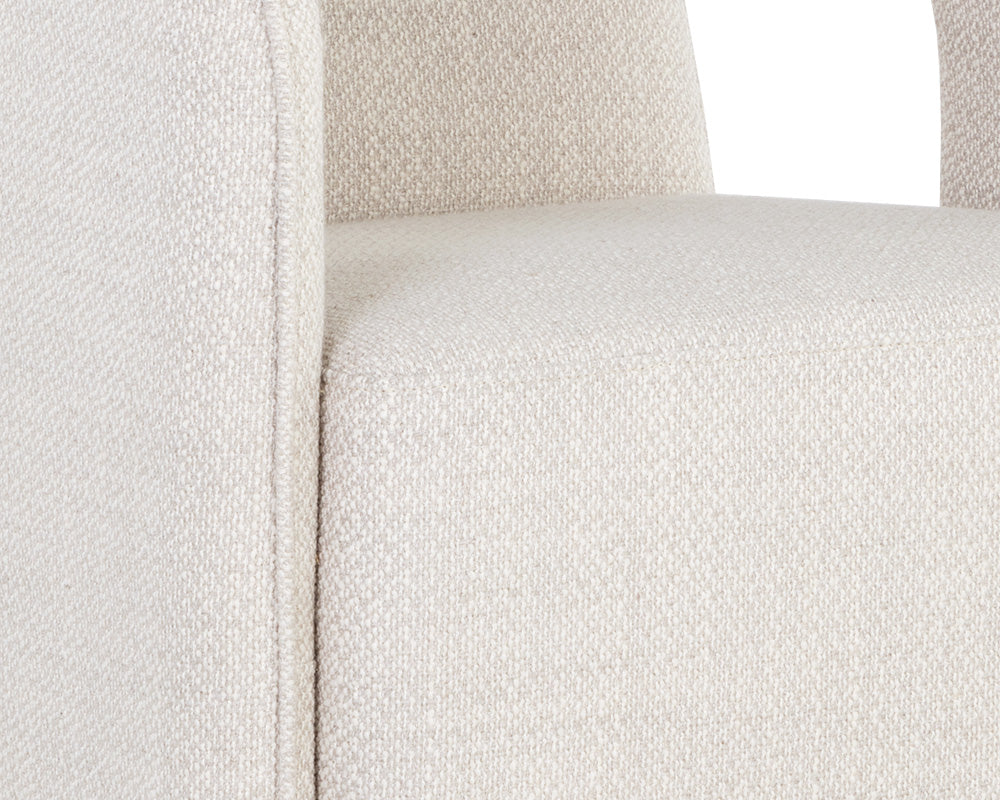Kendrick Wheeled Dining Armchair - Image 9