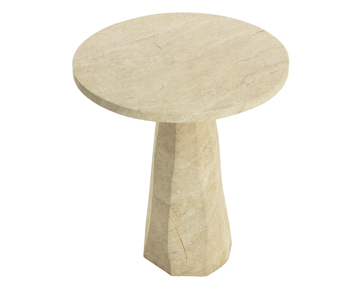 Kliff Bar Table - Travertine Look - 34" - Image 5