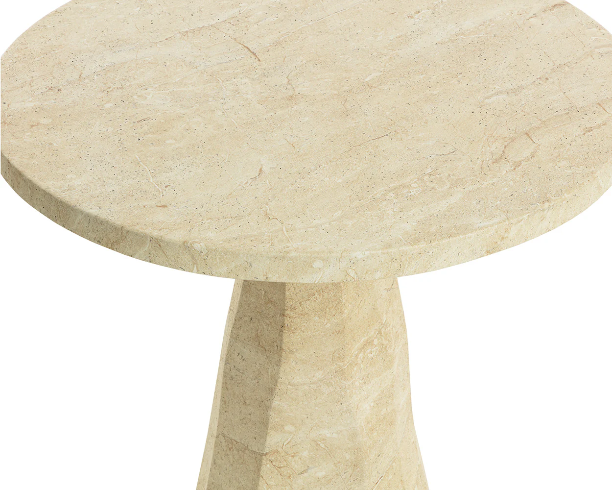 Kliff Bistro Table - Travertine Look - 34" - Image 6