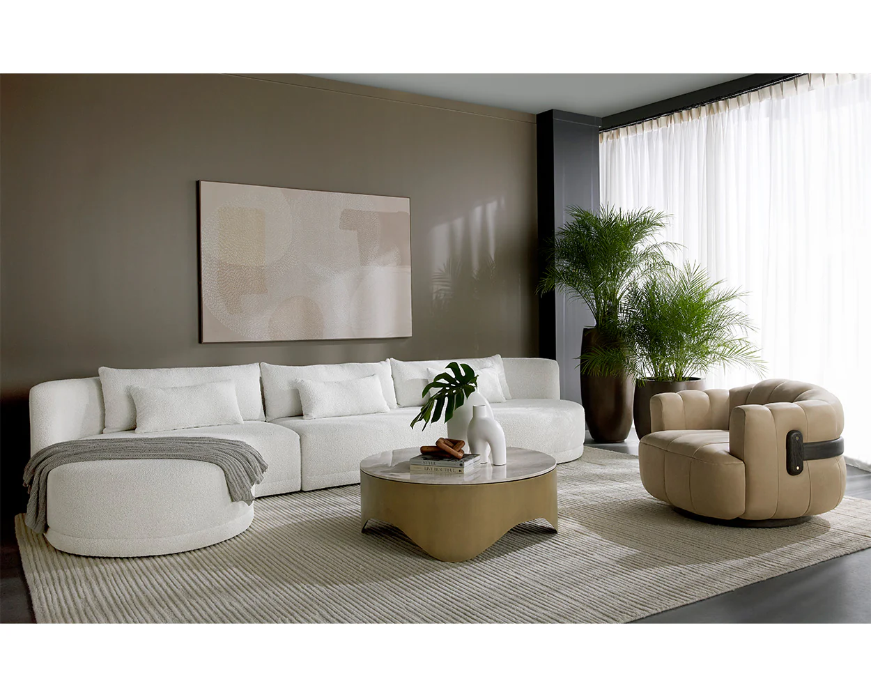 Laken Sofa Chaise - Laf - Image 3