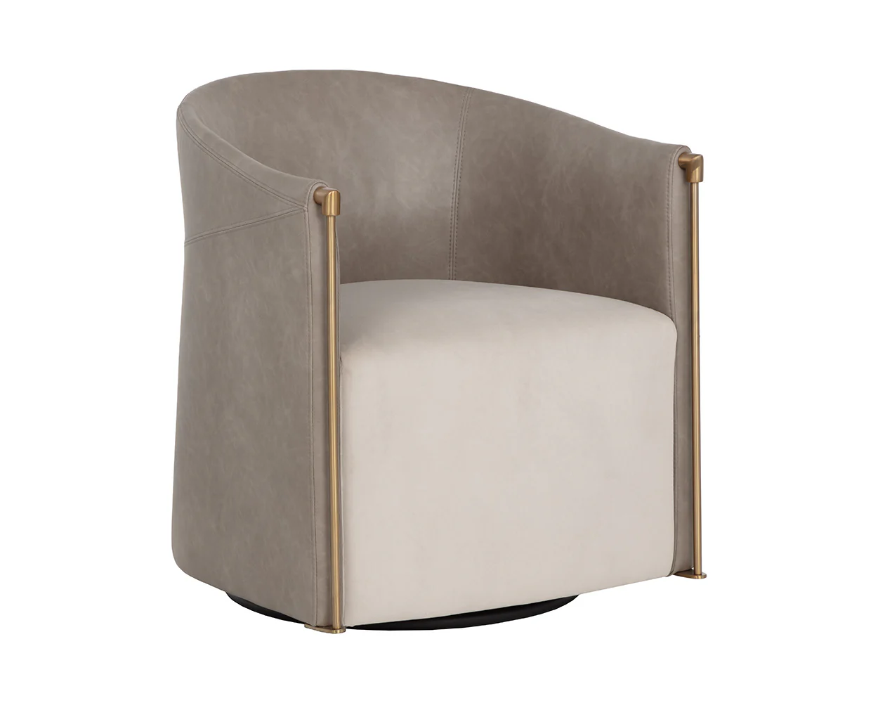 Leontine Swivel Lounge Chair - Image 4