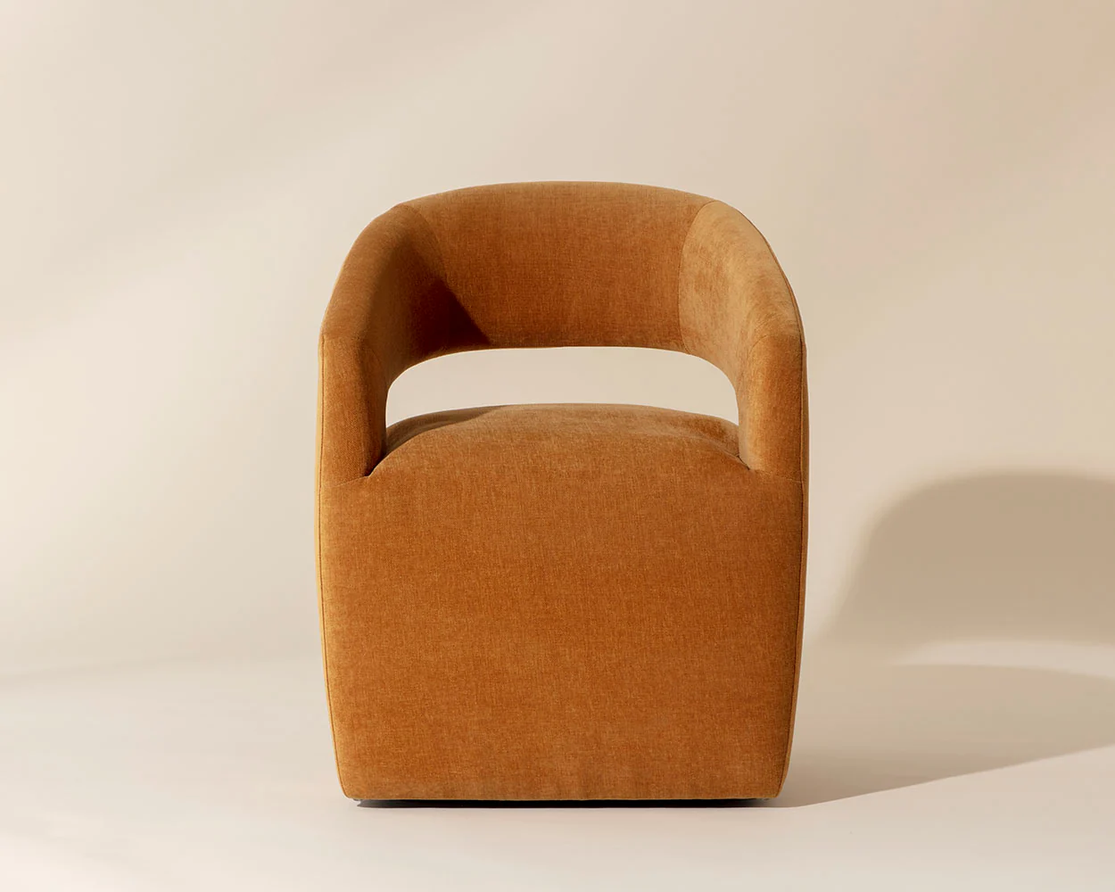 Lloret Wheeled Dining Armchair - Image 3