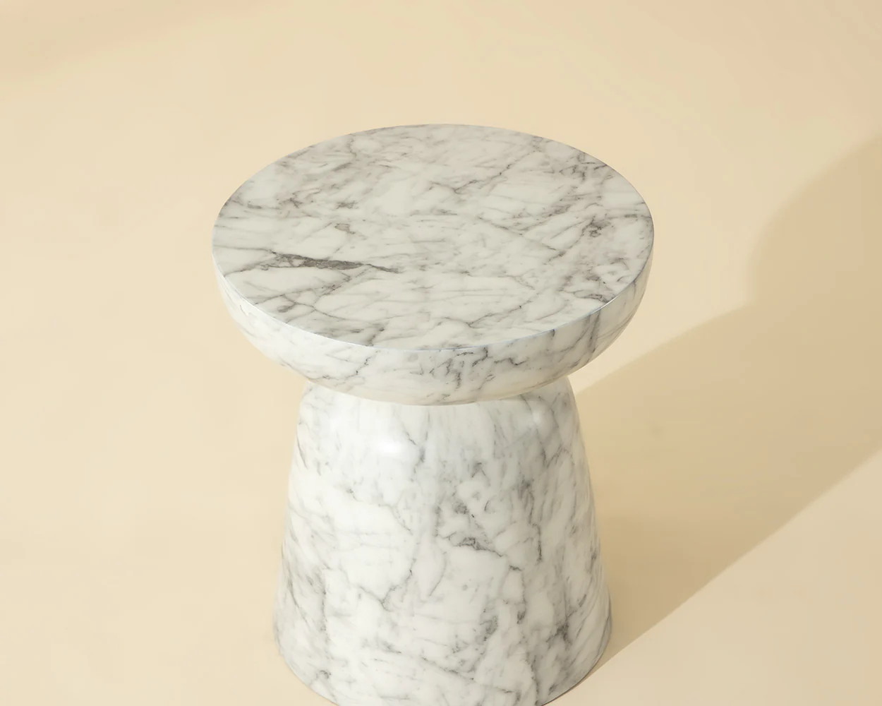 Lucida End Table - Marble Look - Image 11
