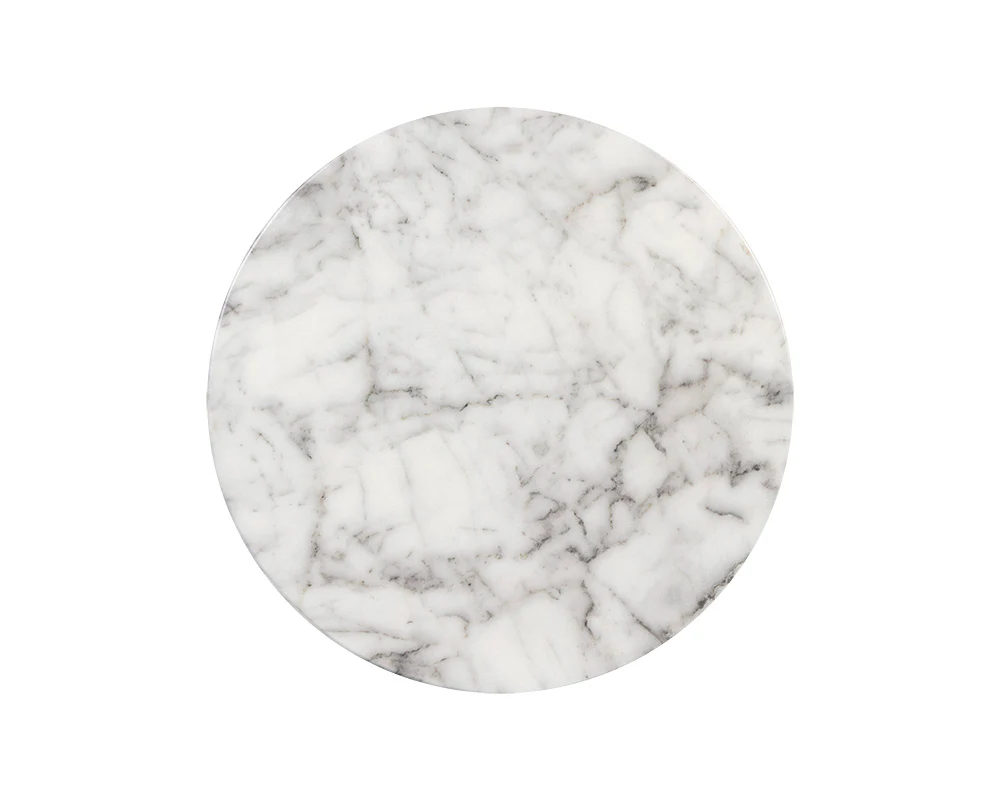 Lucida End Table - Marble Look - Image 16