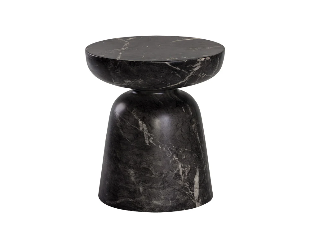 Lucida End Table - Marble Look - Image 5