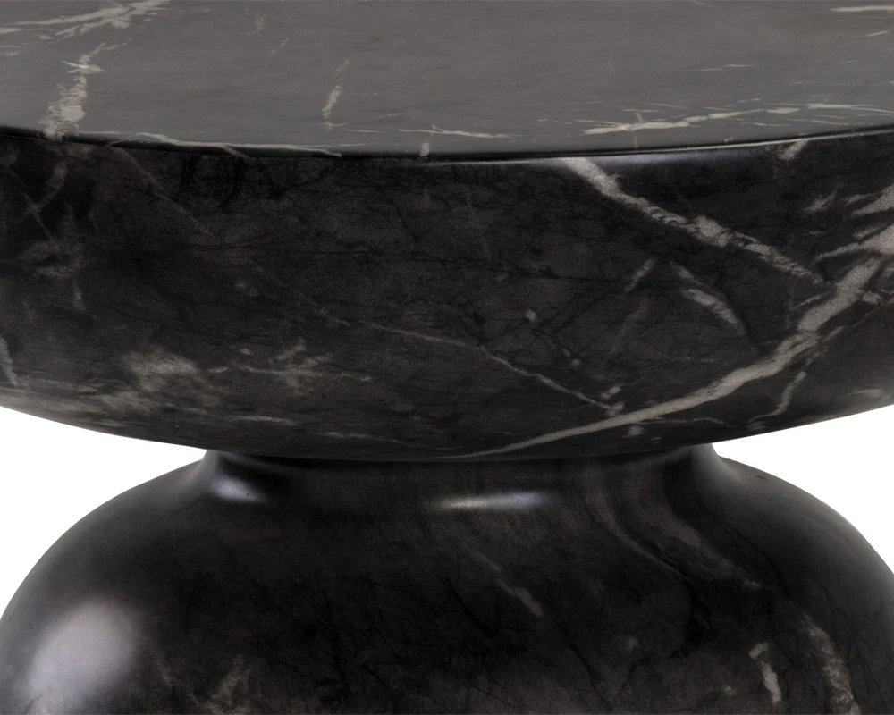Lucida End Table - Marble Look - Image 8