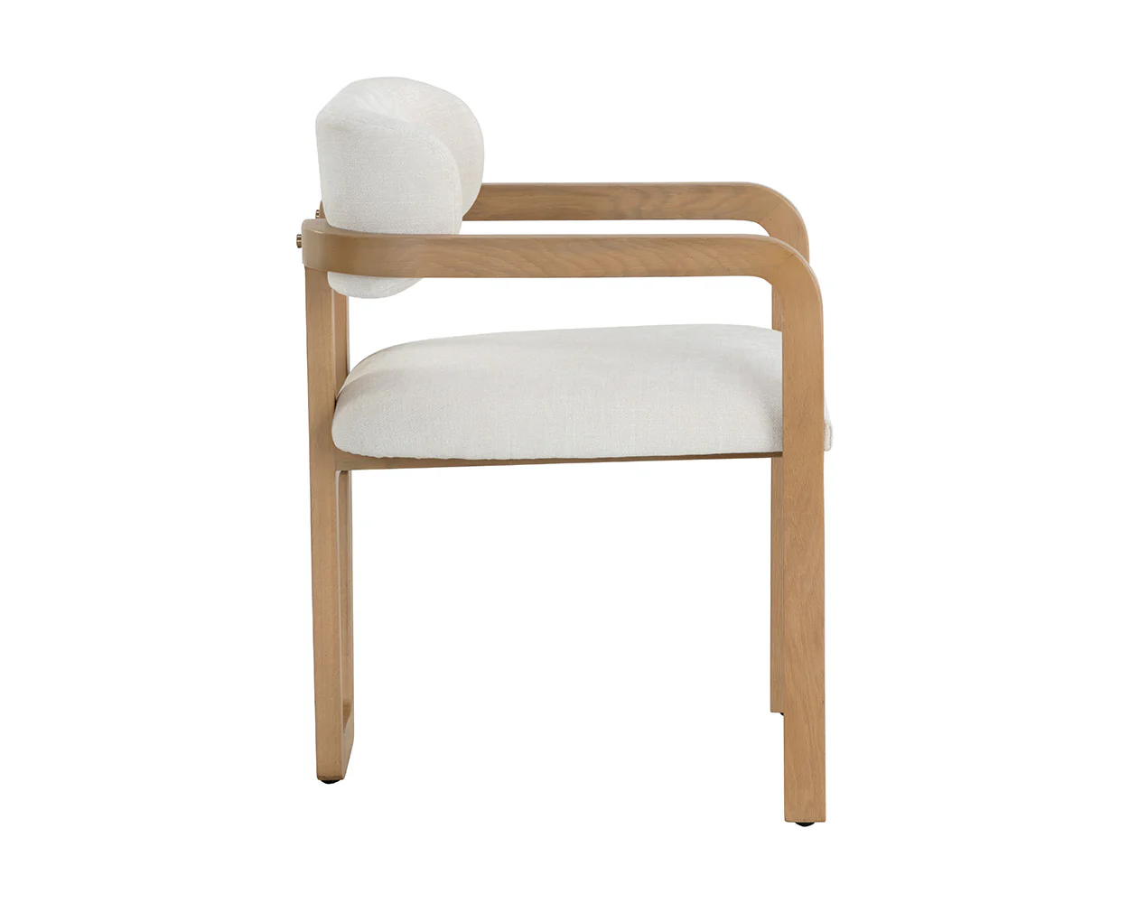 Madrone Dining Armchair - Rustic Oak - Image 10
