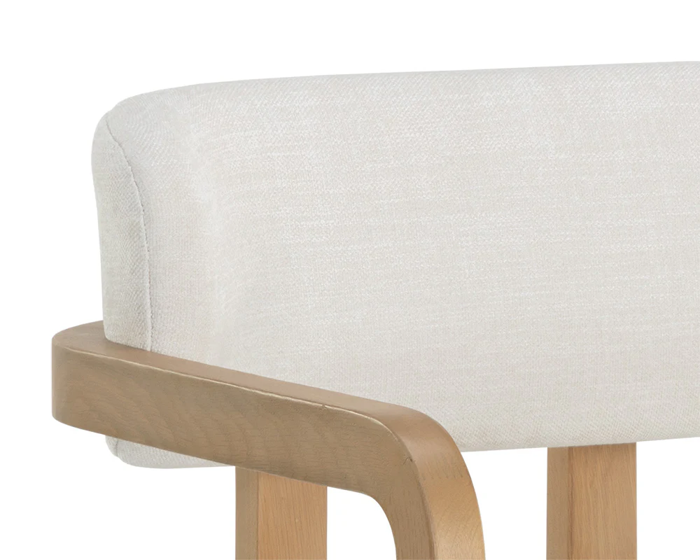 Madrone Dining Armchair - Rustic Oak - Image 13
