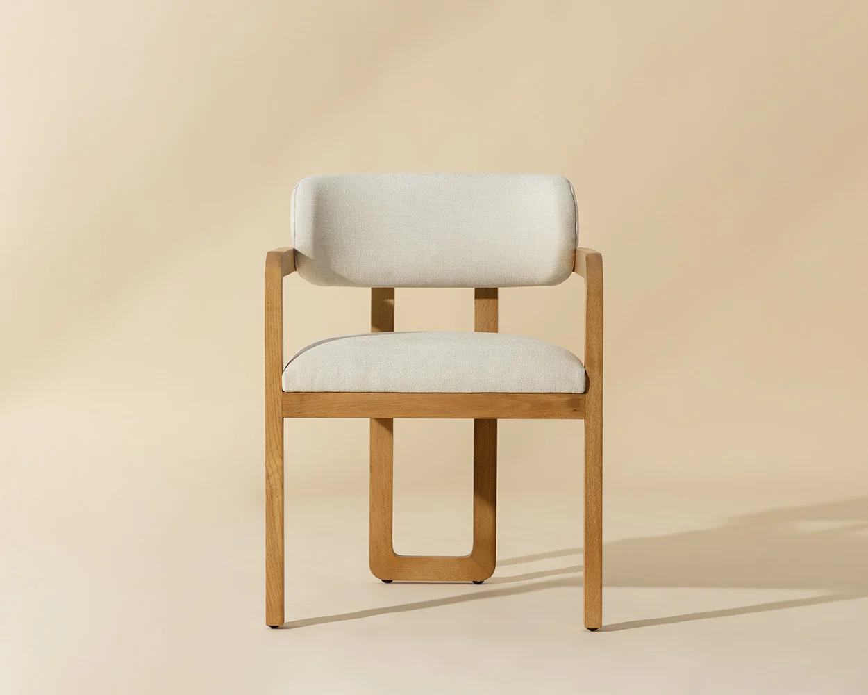 Madrone Dining Armchair - Rustic Oak - Image 6