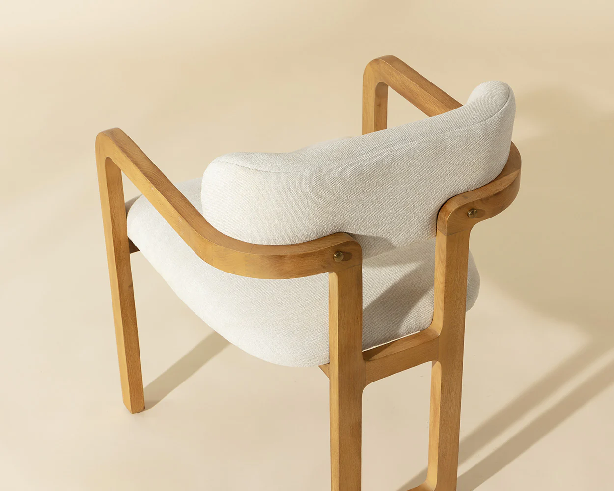 Madrone Dining Armchair - Rustic Oak - Image 7