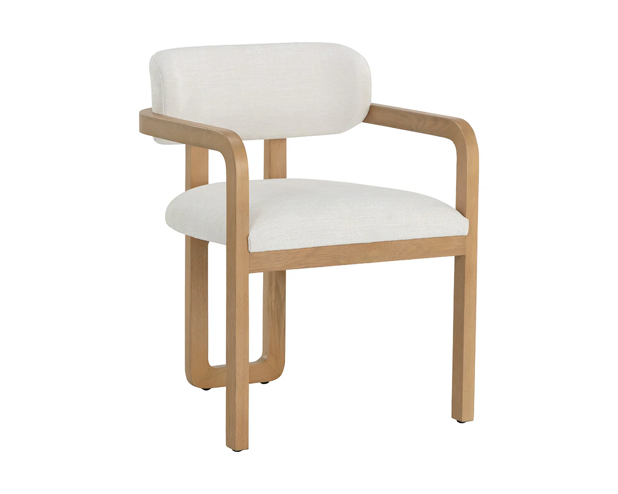 Madrone Dining Armchair - Rustic Oak - Image 8