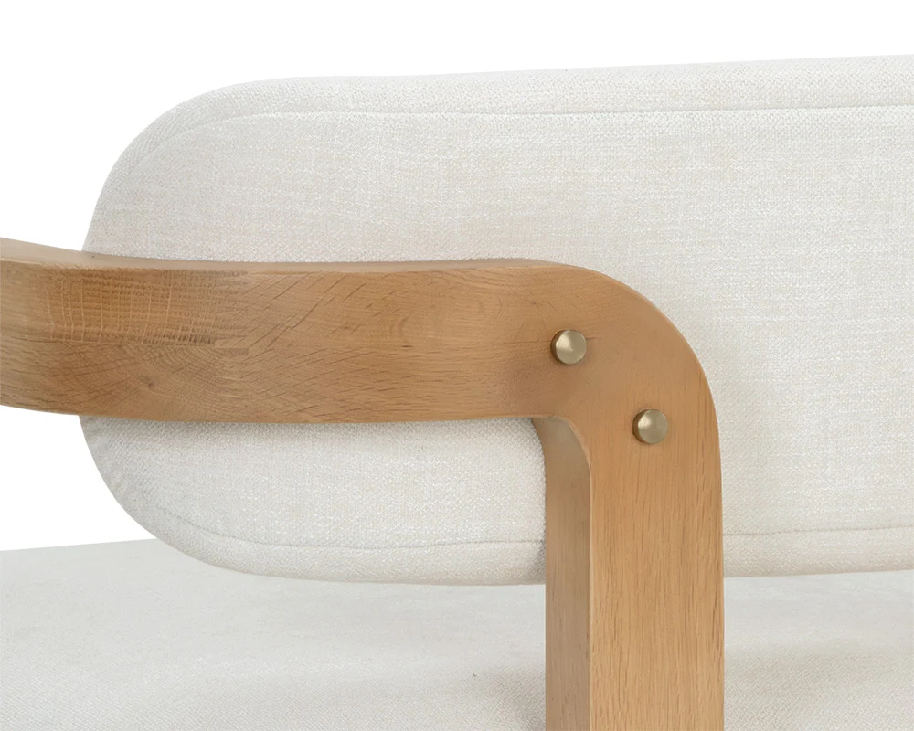 Madrone Lounge Chair - Rustic Oak - Image 8