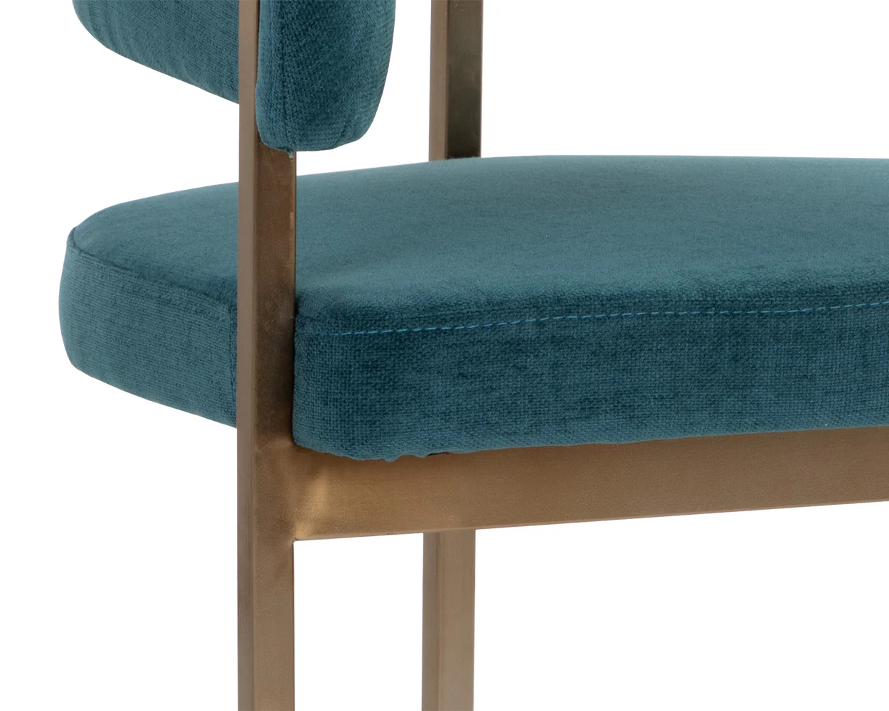 Marris Dining Armchair - Gold - Image 6