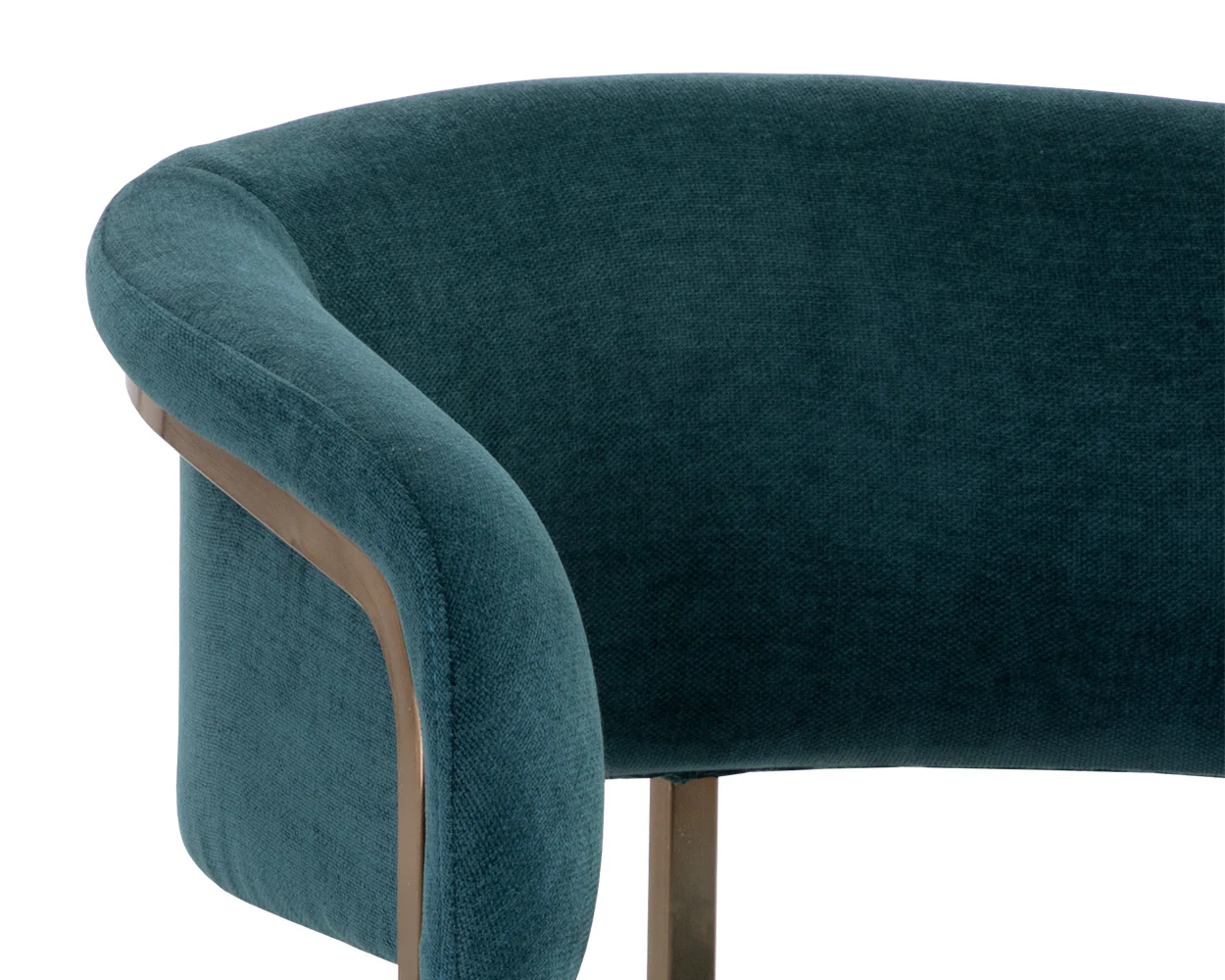 Marris Dining Armchair - Gold - Image 7