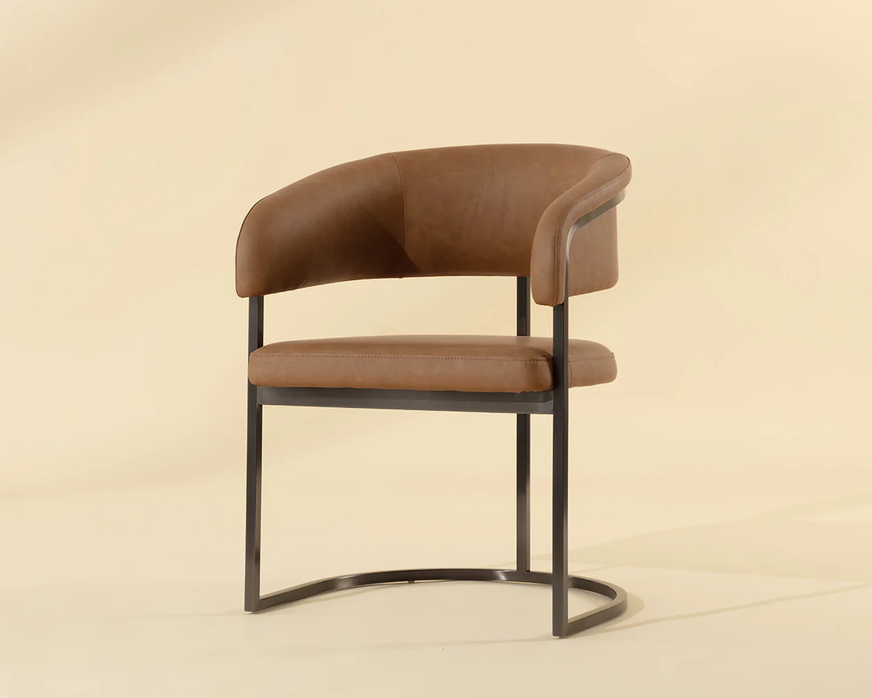 Marris Dining Armchair - Gunmetal - Image 12