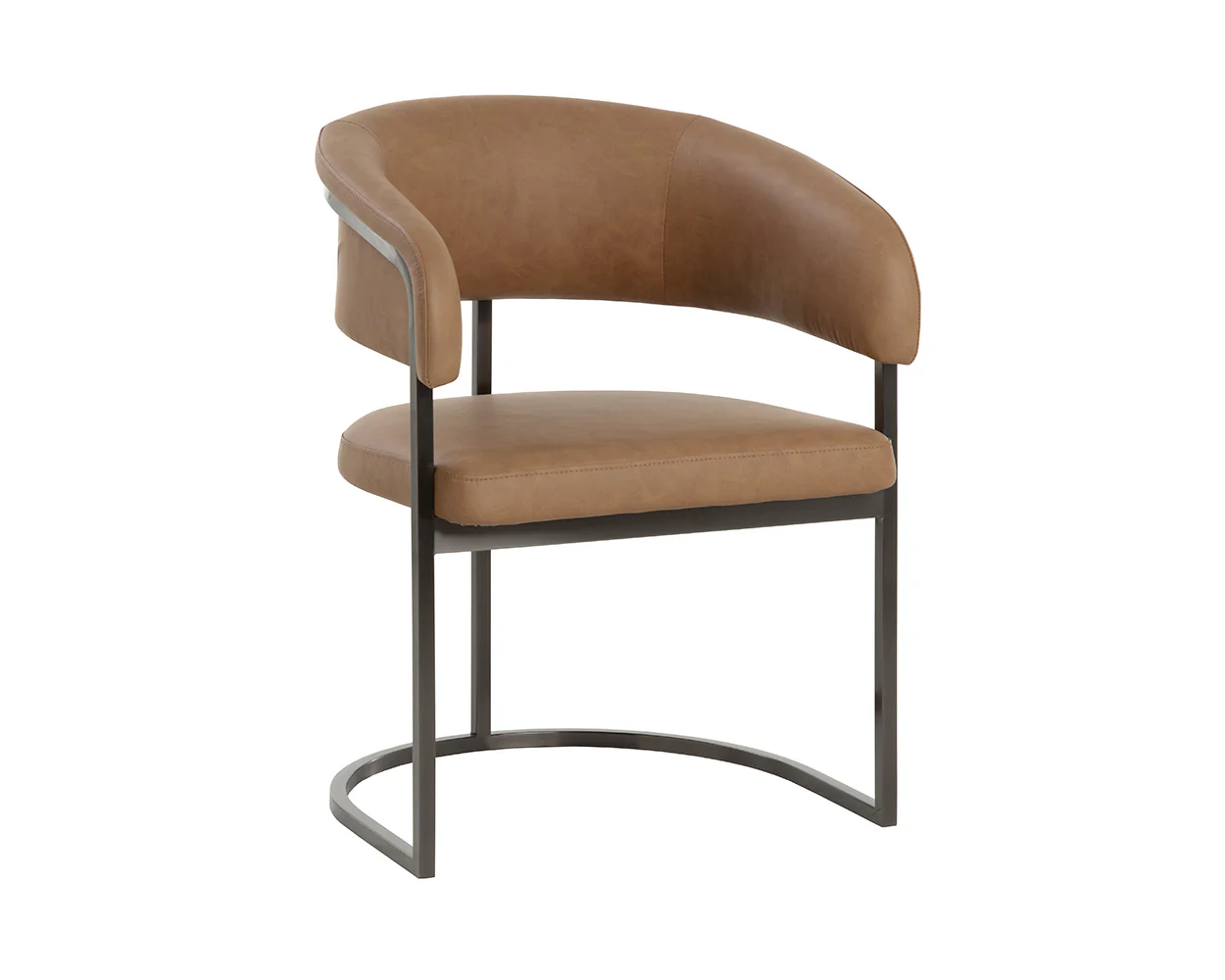 Marris Dining Armchair - Gunmetal - Image 15