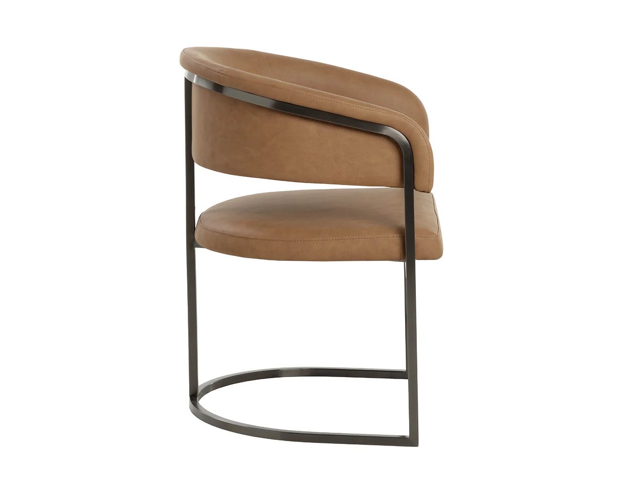 Marris Dining Armchair - Gunmetal - Image 17