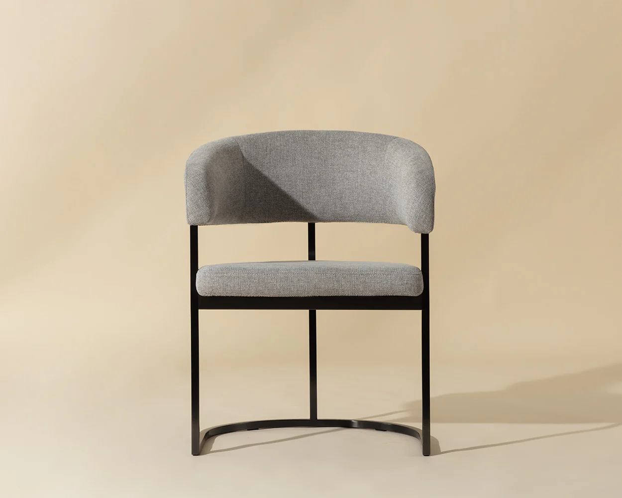 Marris Dining Armchair - Gunmetal - Image 3