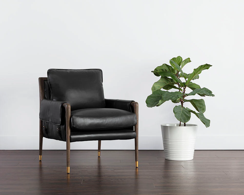 Mauti Armchair - Distressed Brown - Image 2