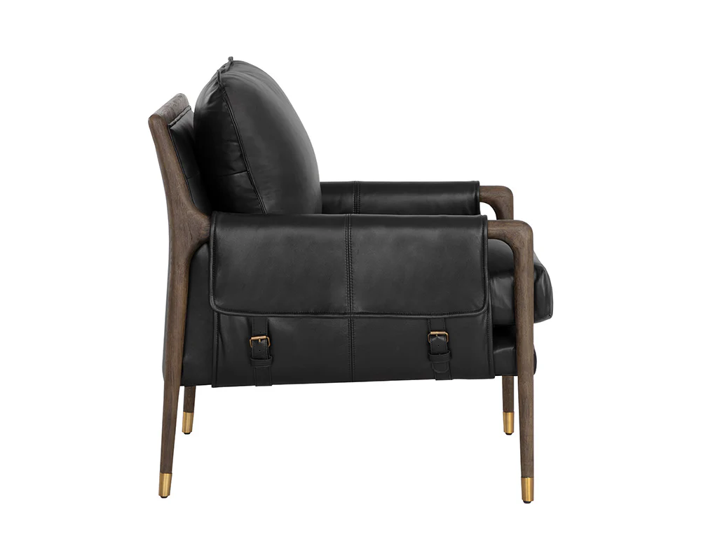 Mauti Armchair - Distressed Brown - Image 4