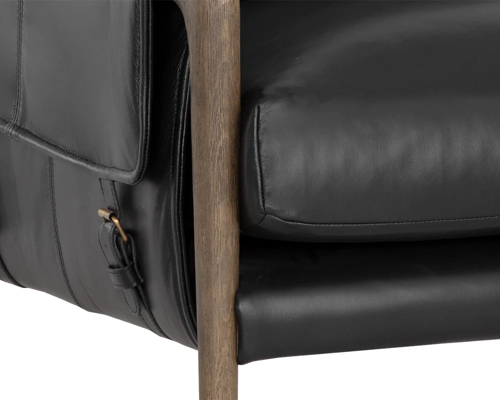 Mauti Armchair - Distressed Brown - Image 6