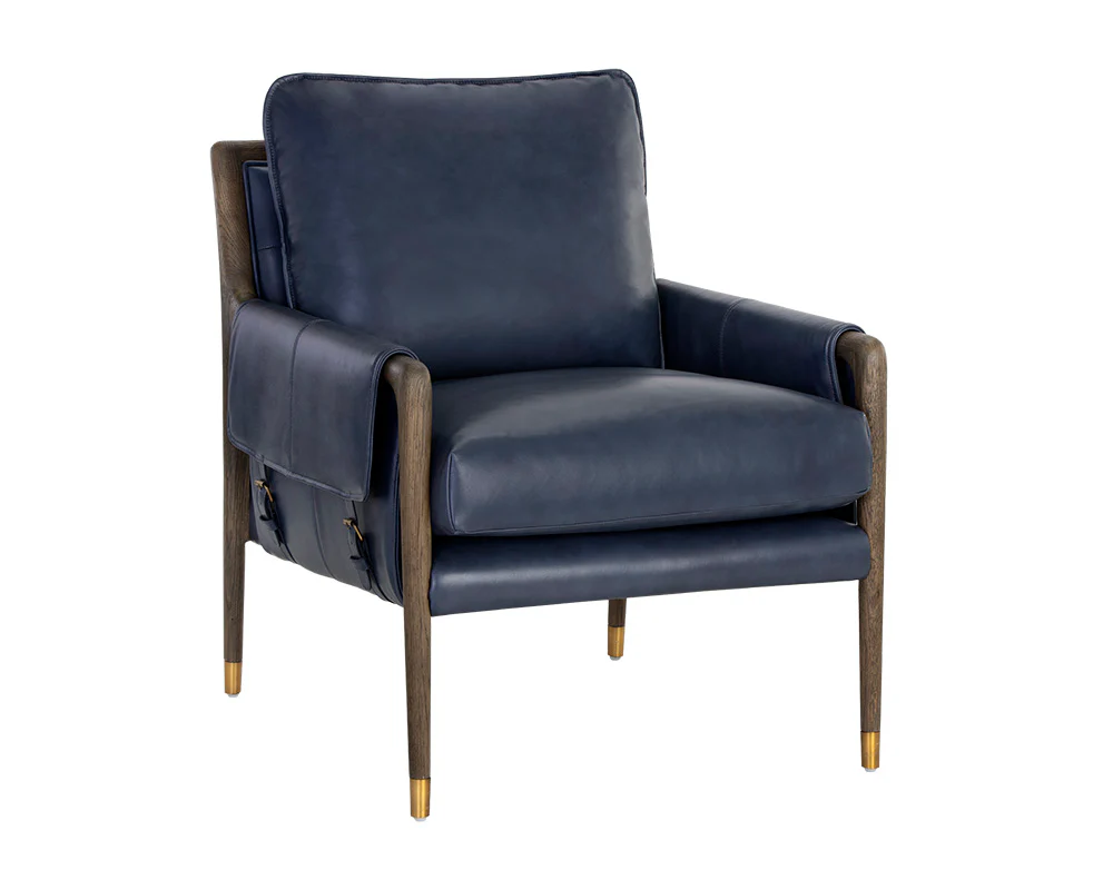 Mauti Armchair - Distressed Brown - Image 9