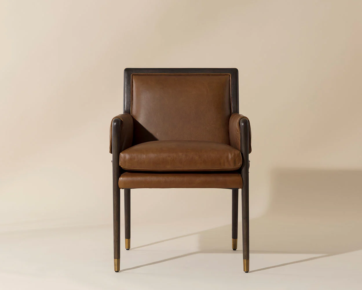 Mauti Dining Armchair - Brown - Image 2