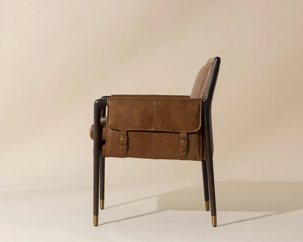 Mauti Dining Armchair - Brown - Image 3