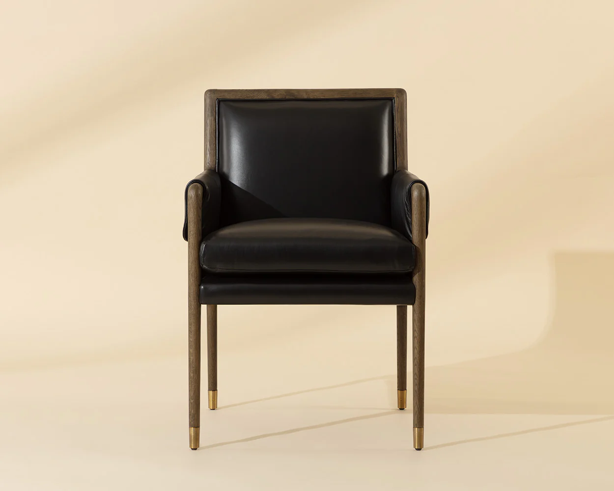 Mauti Dining Armchair - Distressed Brown - Image 3