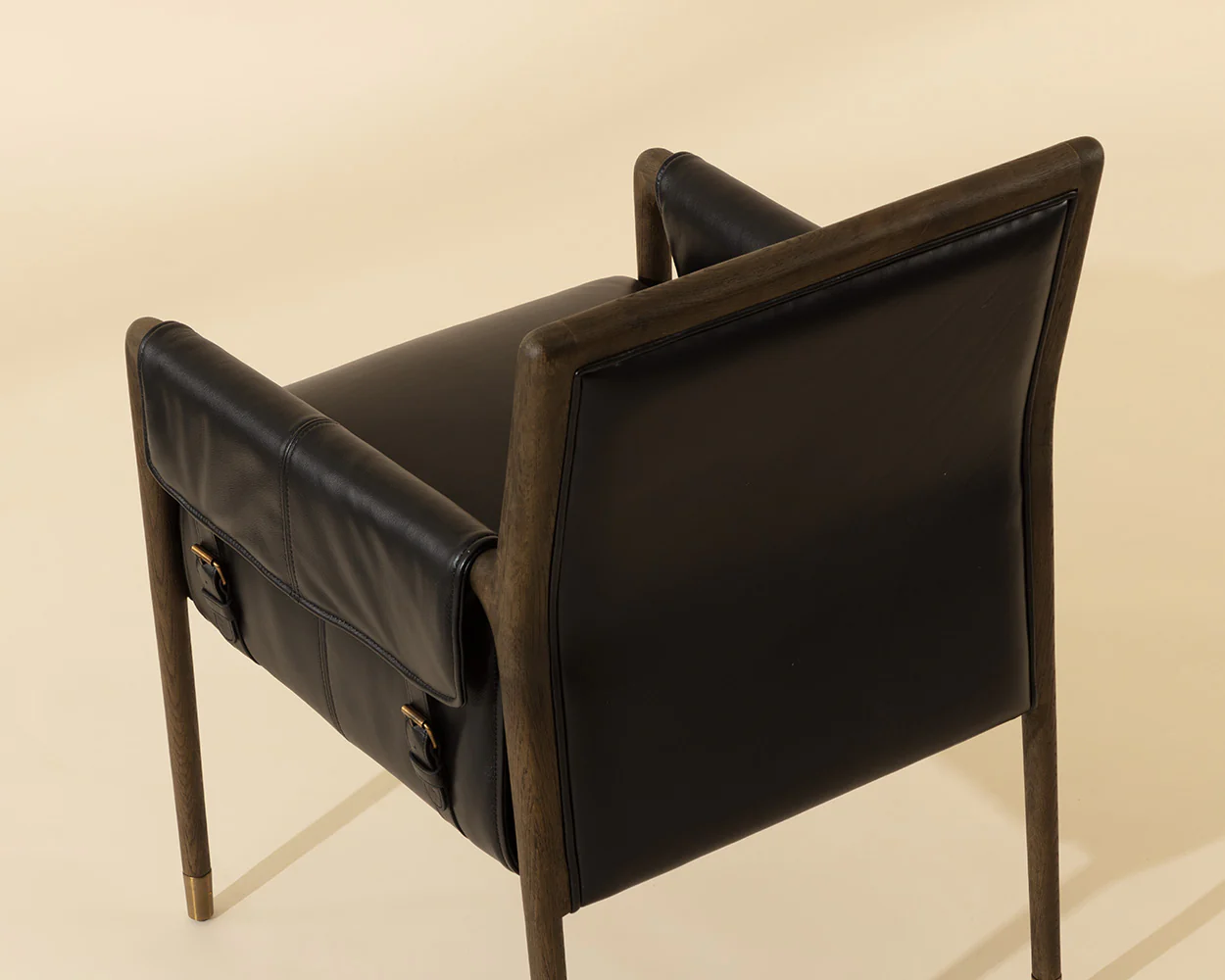 Mauti Dining Armchair - Distressed Brown - Image 4