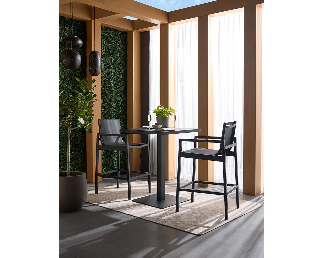 Merano Bar Table - Square - Image 2