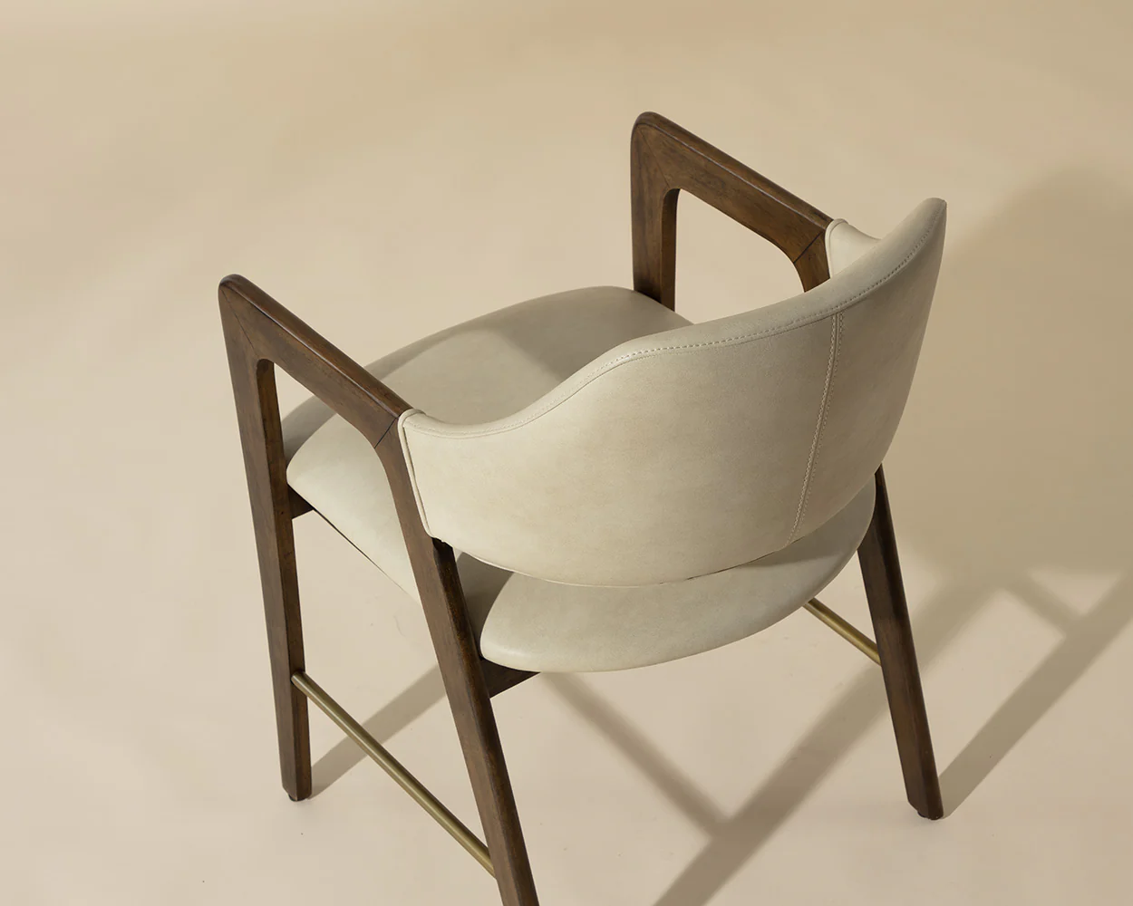 Milton Dining Armchair - Smoke Acacia - Image 4