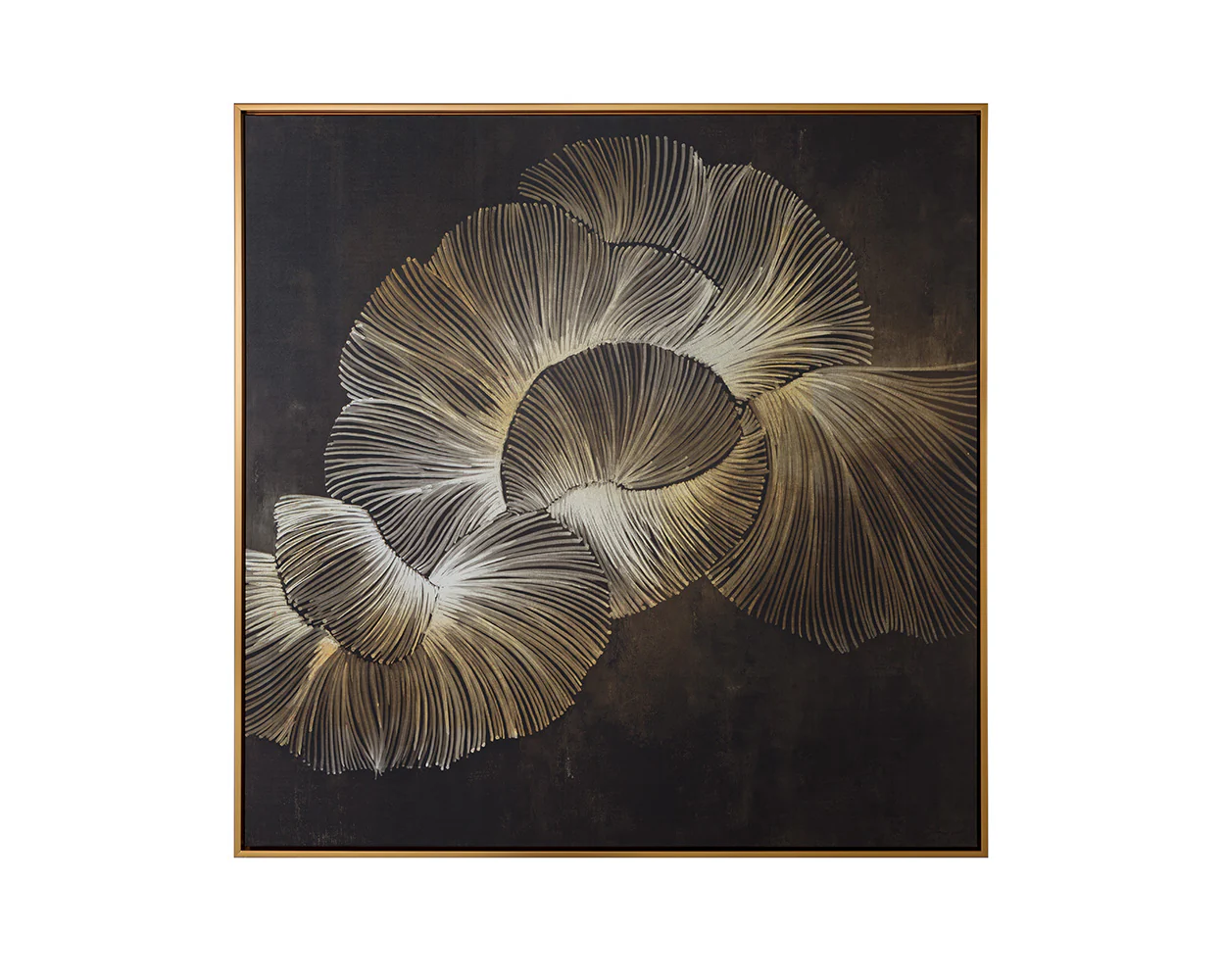 Moonflower - 60' X 60' - Satin Gold Floater Frame - Image 3
