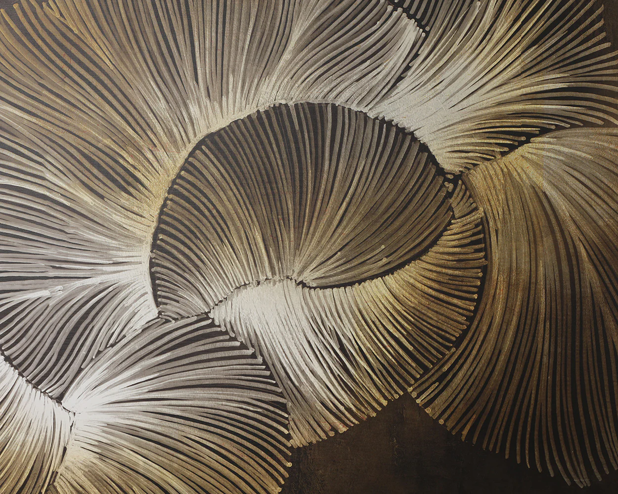 Moonflower - 60' X 60' - Satin Gold Floater Frame - Image 5