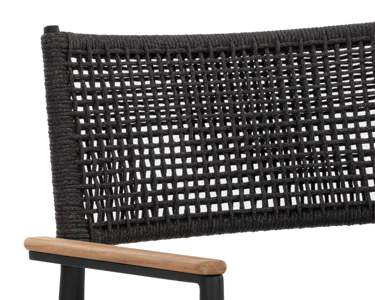 Nava Stackable Dining Armchair  - Black - Image 6