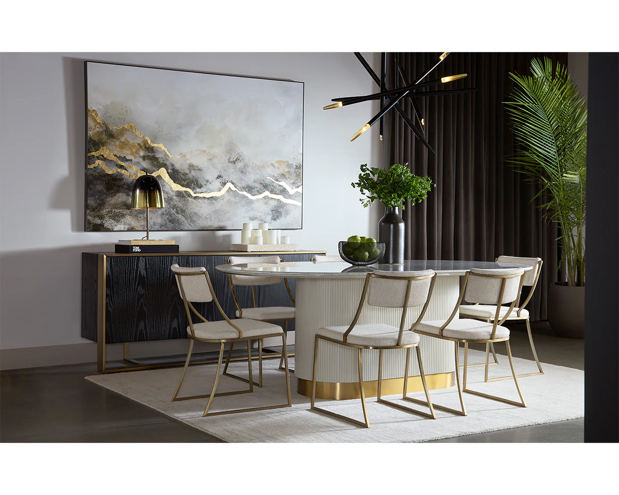 Paloma Dining Table - 84" - Oval - Image 3
