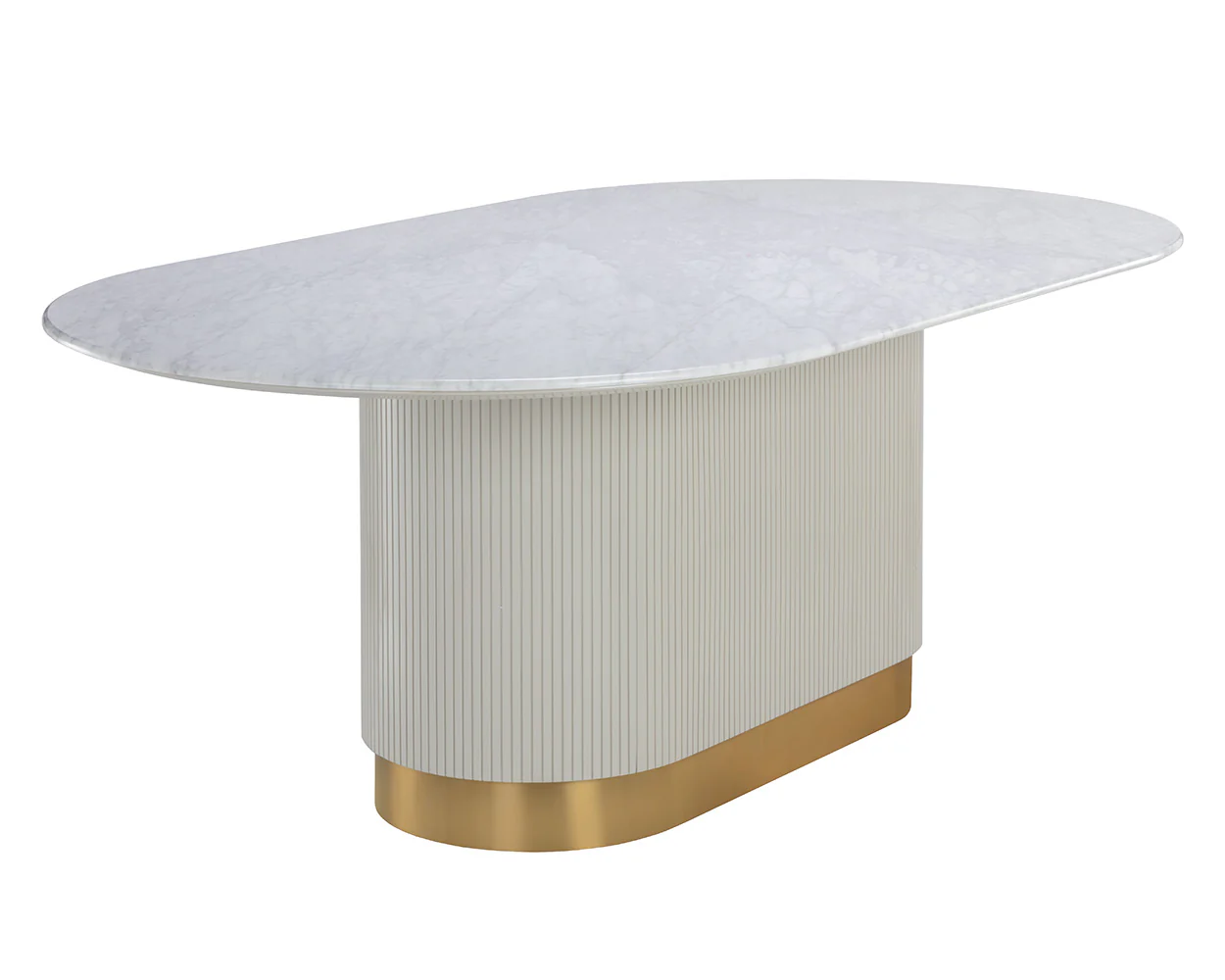 Paloma Dining Table - 84" - Oval - Image 4