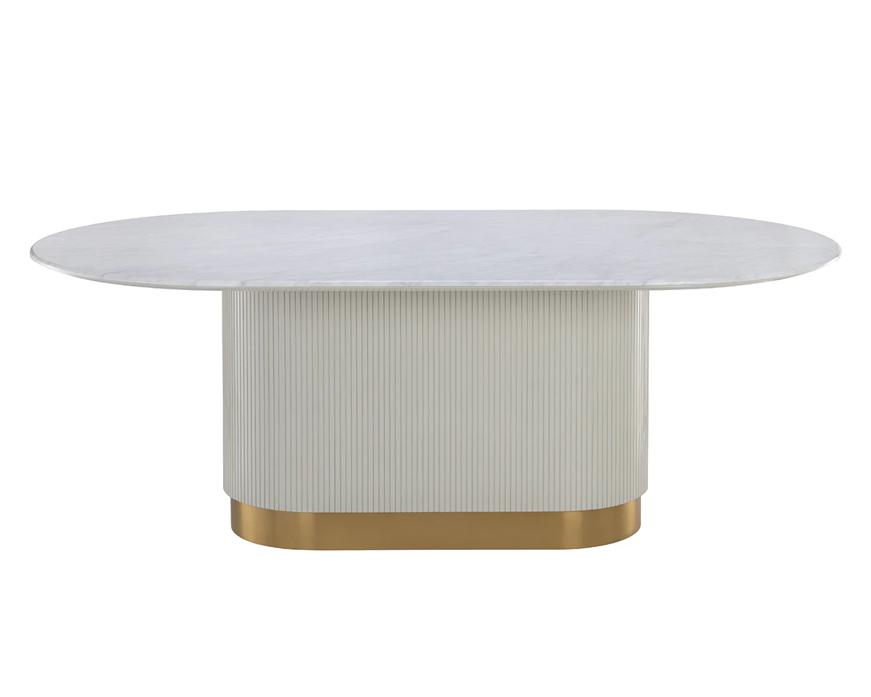 Paloma Dining Table - 84" - Oval - Image 5