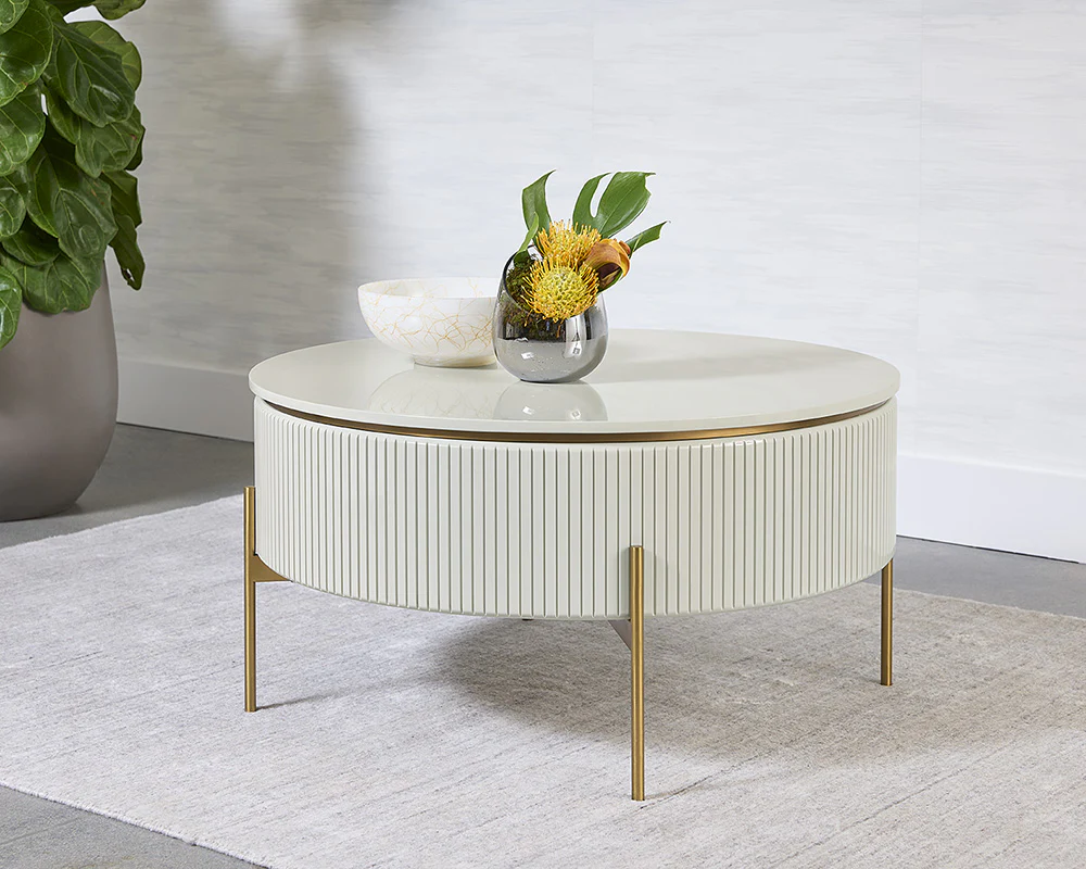 Paloma Lift Top Coffee Table - Round - Image 2