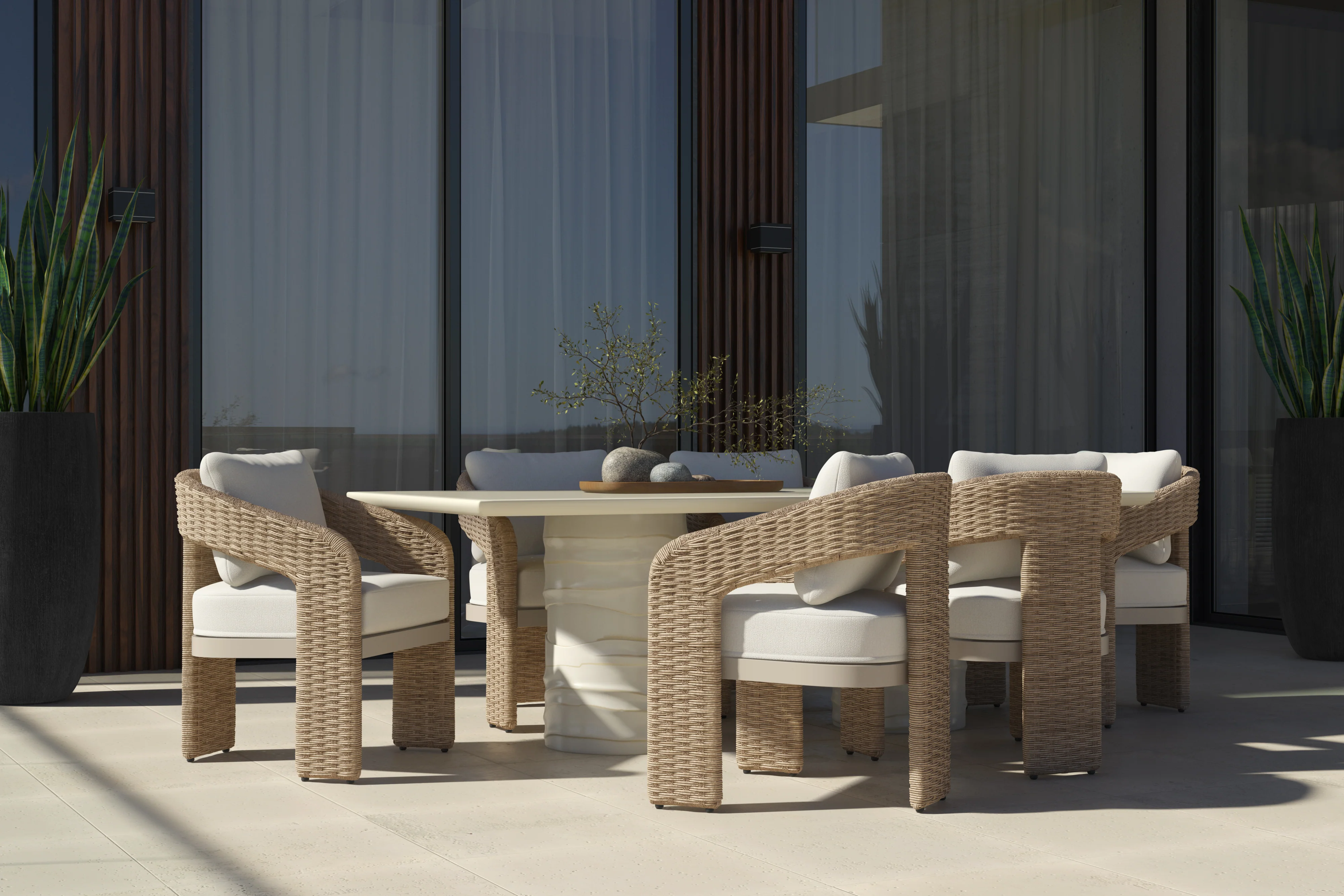 Pylos Dining Armchair - Natural - Image 2